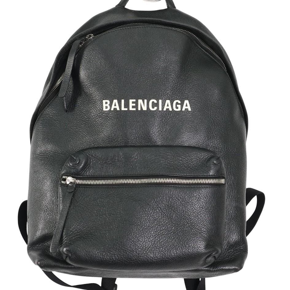 BALENCIAGA バレンシアガ エブリデイ バックパック　レザー　ブラック