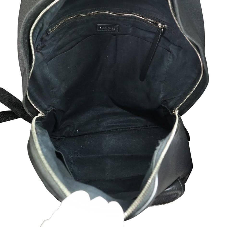BALENCIAGA バレンシアガ エブリデイ バックパック　レザー　ブラック