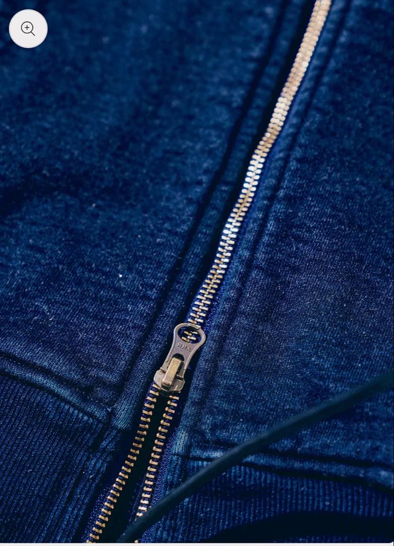 新品未使用　SIS25-102 柿渋染めインディゴスウェットトレーナー