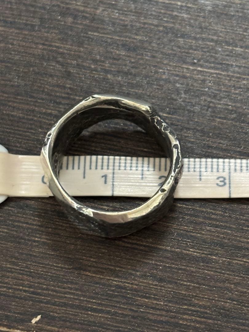 【gift hand】Sv crack M ring 19号