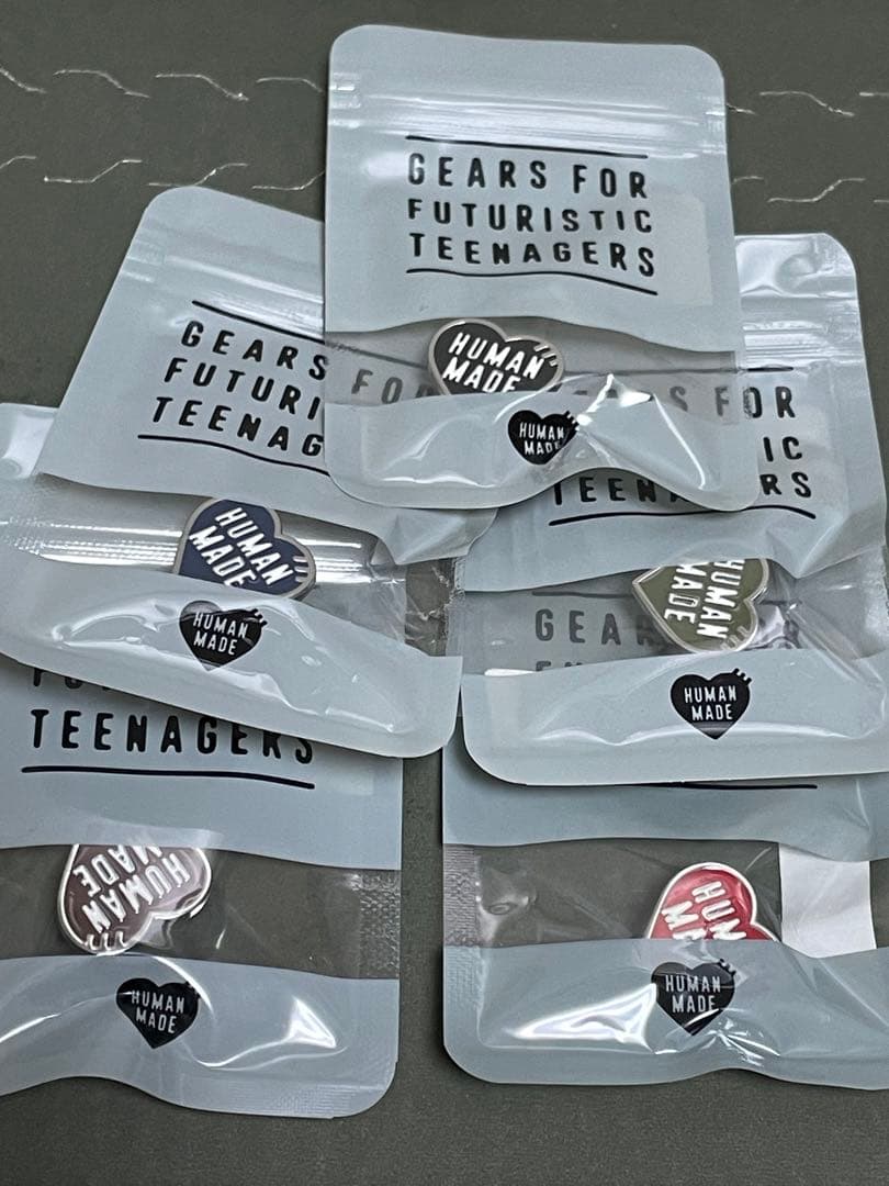 HUMAN MADE ❤️ HEART PINS 5Set ピンバッジ セット