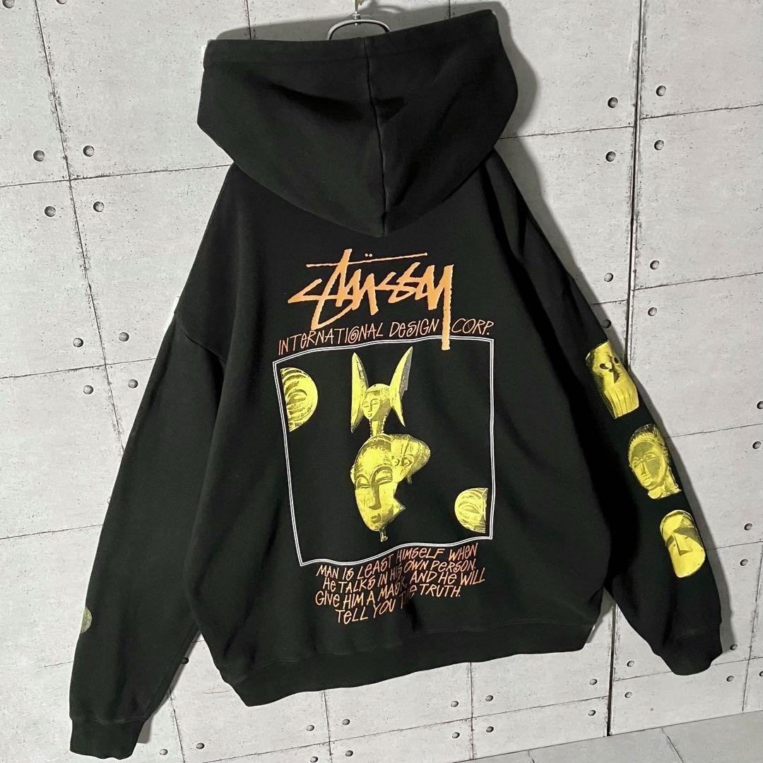 【日本未発売】ステューシー☆AU限定ハーフジップスウェットパーカーXL相当