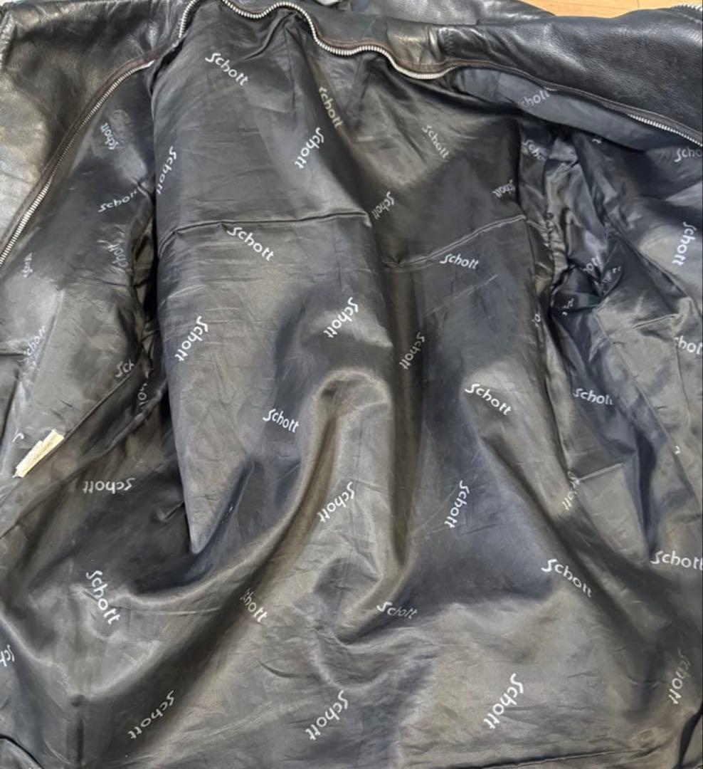 マギーSchott 643 トラッカージャケット 40ライナー付き