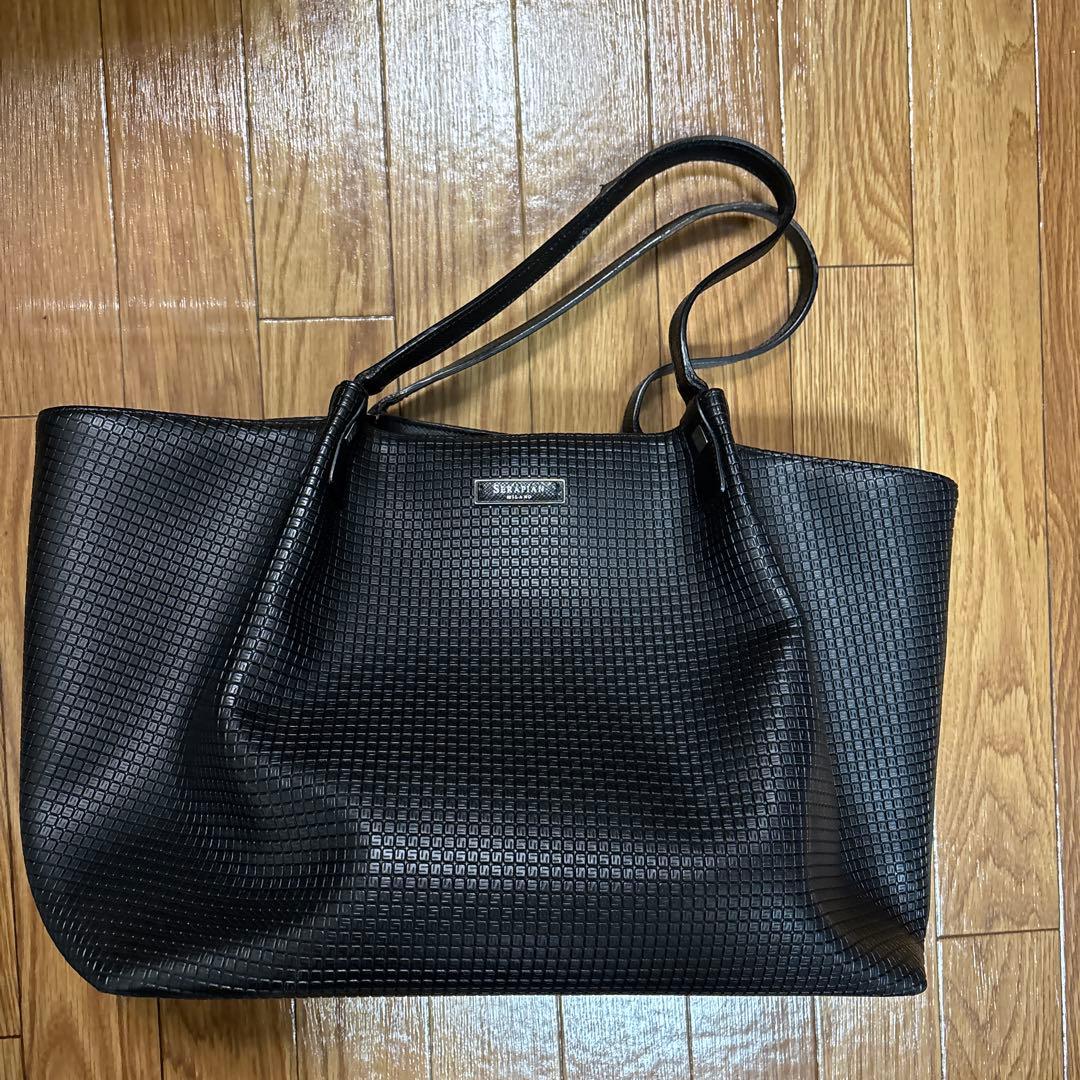 セラピアン　ブラック トートバッグ(価格交渉可)