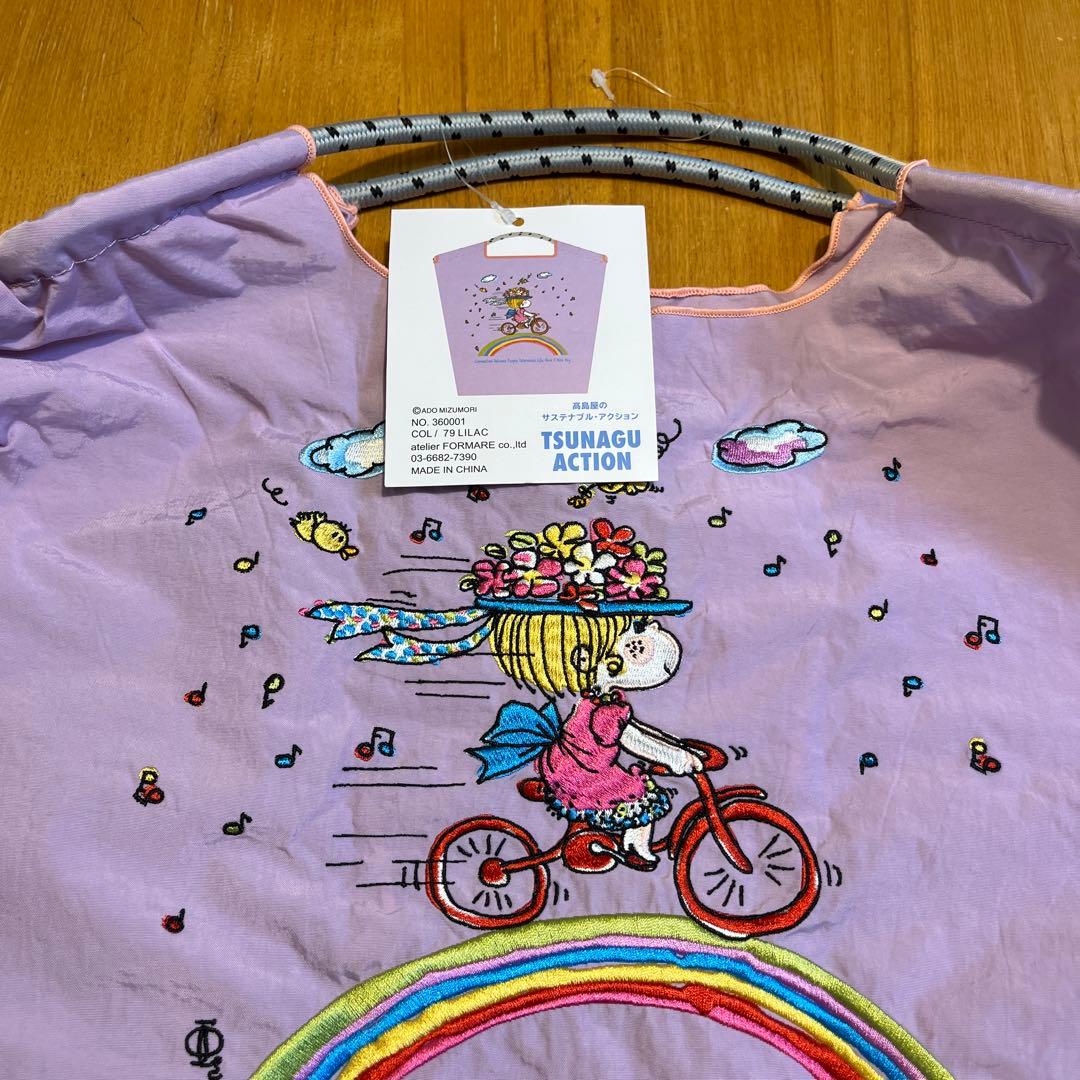 ball&chain エコバッグ　水森亜土