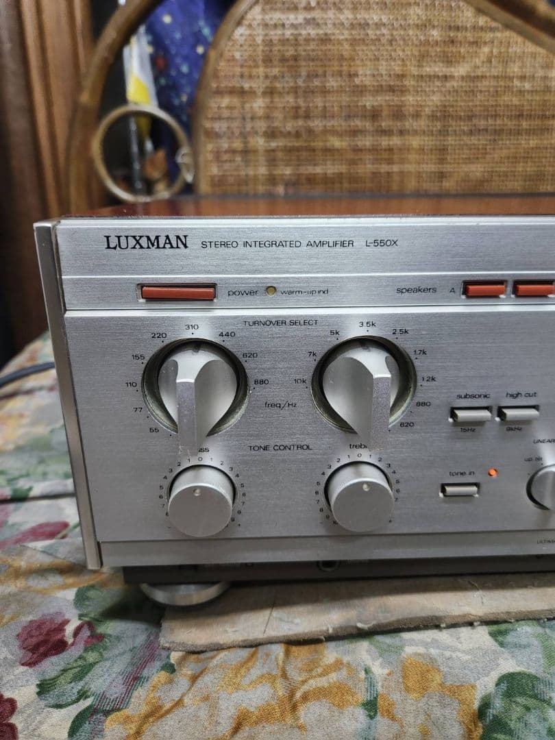 フルレストア済！取説付！完動超美品！LAXMAN高級プリメインアンプL-550X