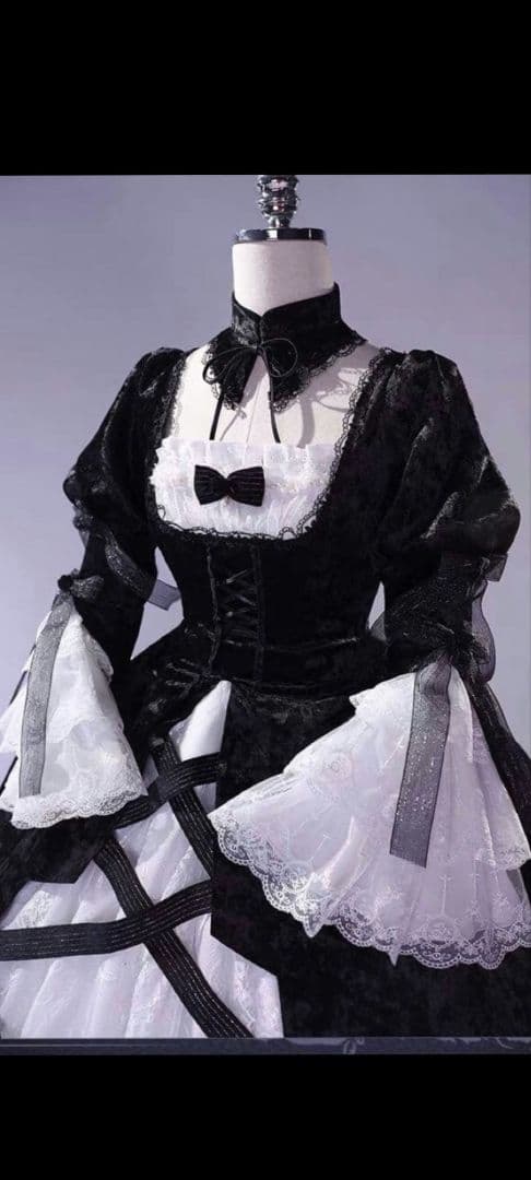 (今日限定/未着/靴以外フルセ)icos♥ローゼンメイデン♥水銀燈♥コスプレ衣装