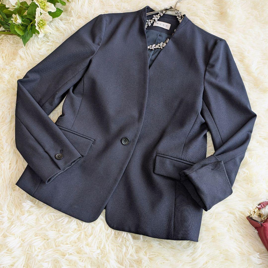 【専用】プラステ　セットアップ　パンツ　ブラッシュドバック　S/S　ネイビー