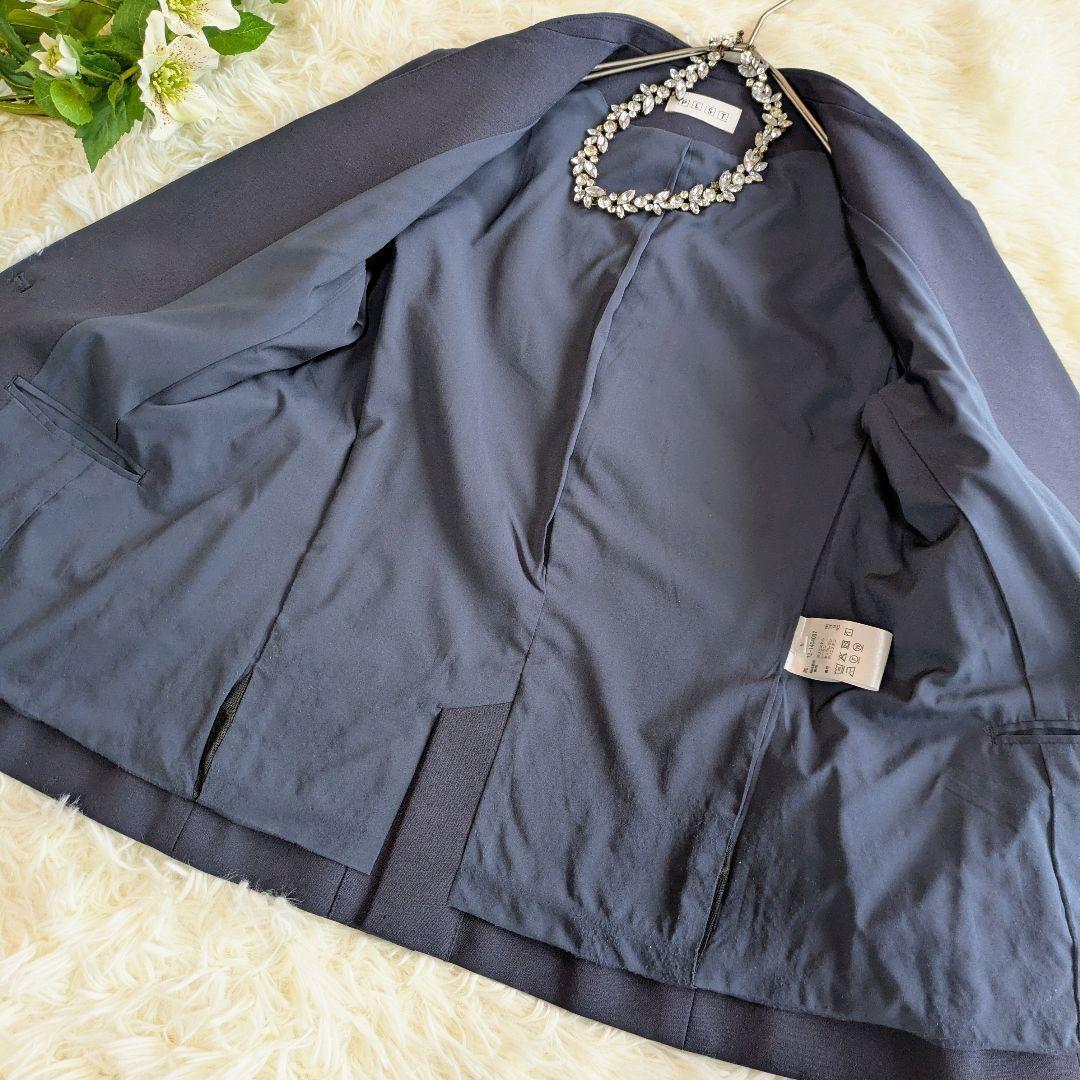 【専用】プラステ　セットアップ　パンツ　ブラッシュドバック　S/S　ネイビー