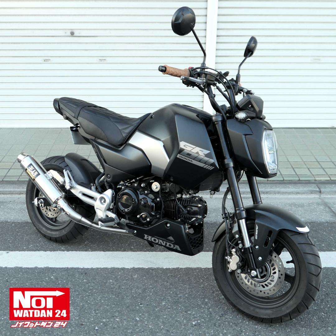 グロム　JC92　ローダウン カスタムシート　高反発ウレタン内蔵　ブラック