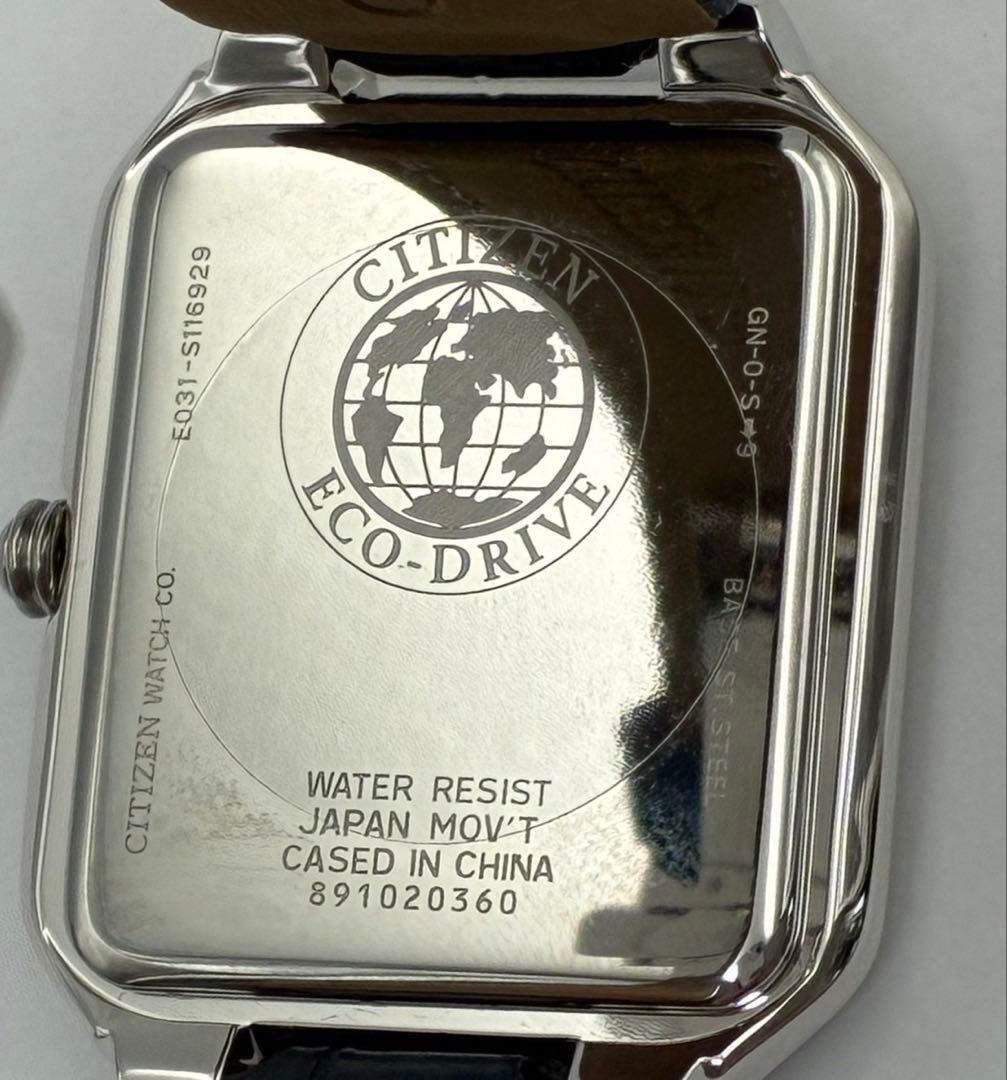 CITIZEN シチズン Eco-Drive エコドライブ スクエア型