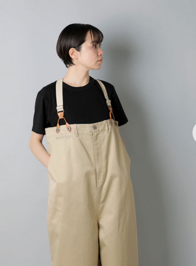 新品未着用品　ロドリリオン　チノアーミーサロペット