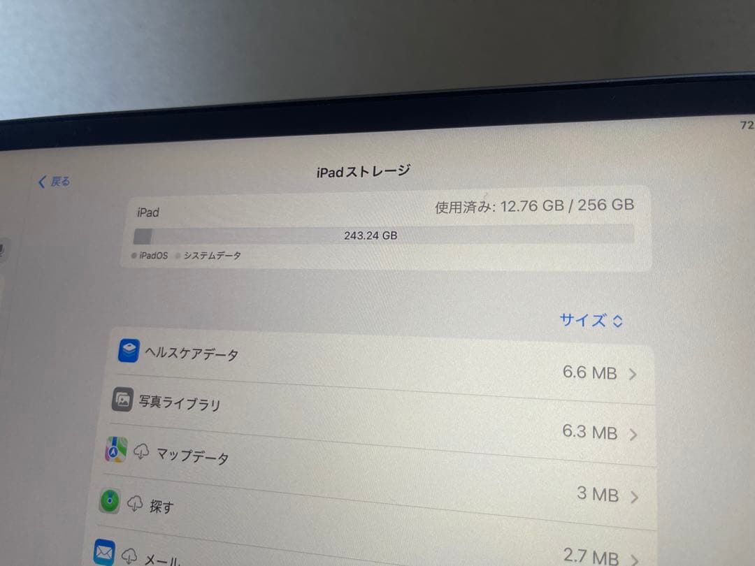 iPad 12.9インチ 第4世代 256GB スペースグレイ
