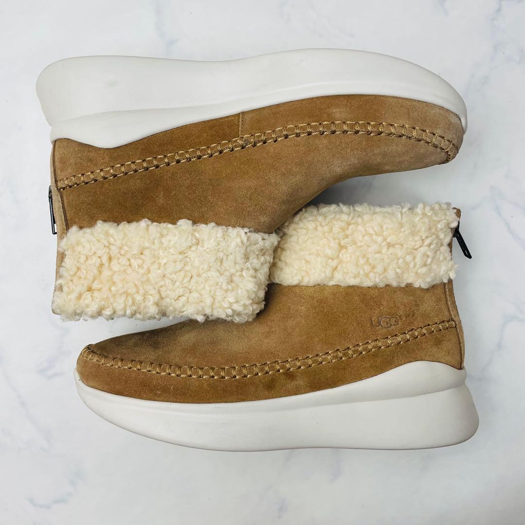 【試着のみ】UGG モントローズスニーカー 厚底 ボア ムートンブーツ 23