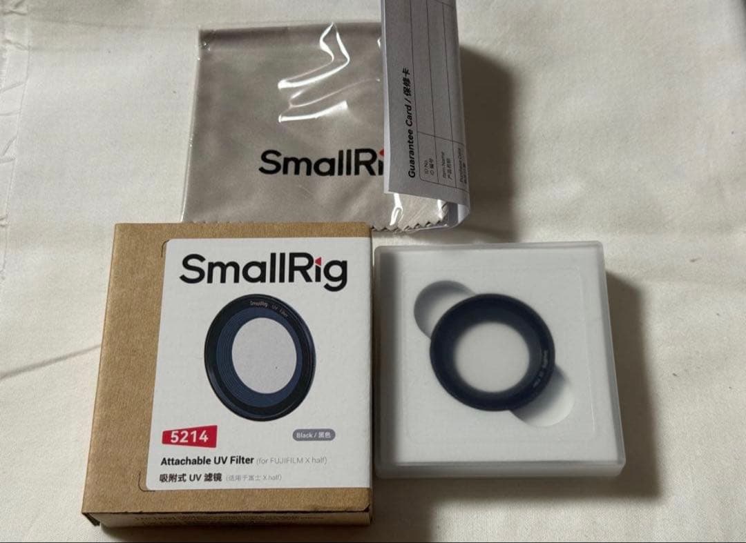 Fujifilm X-half チャコールシルバー SmaiiRigフィルター付