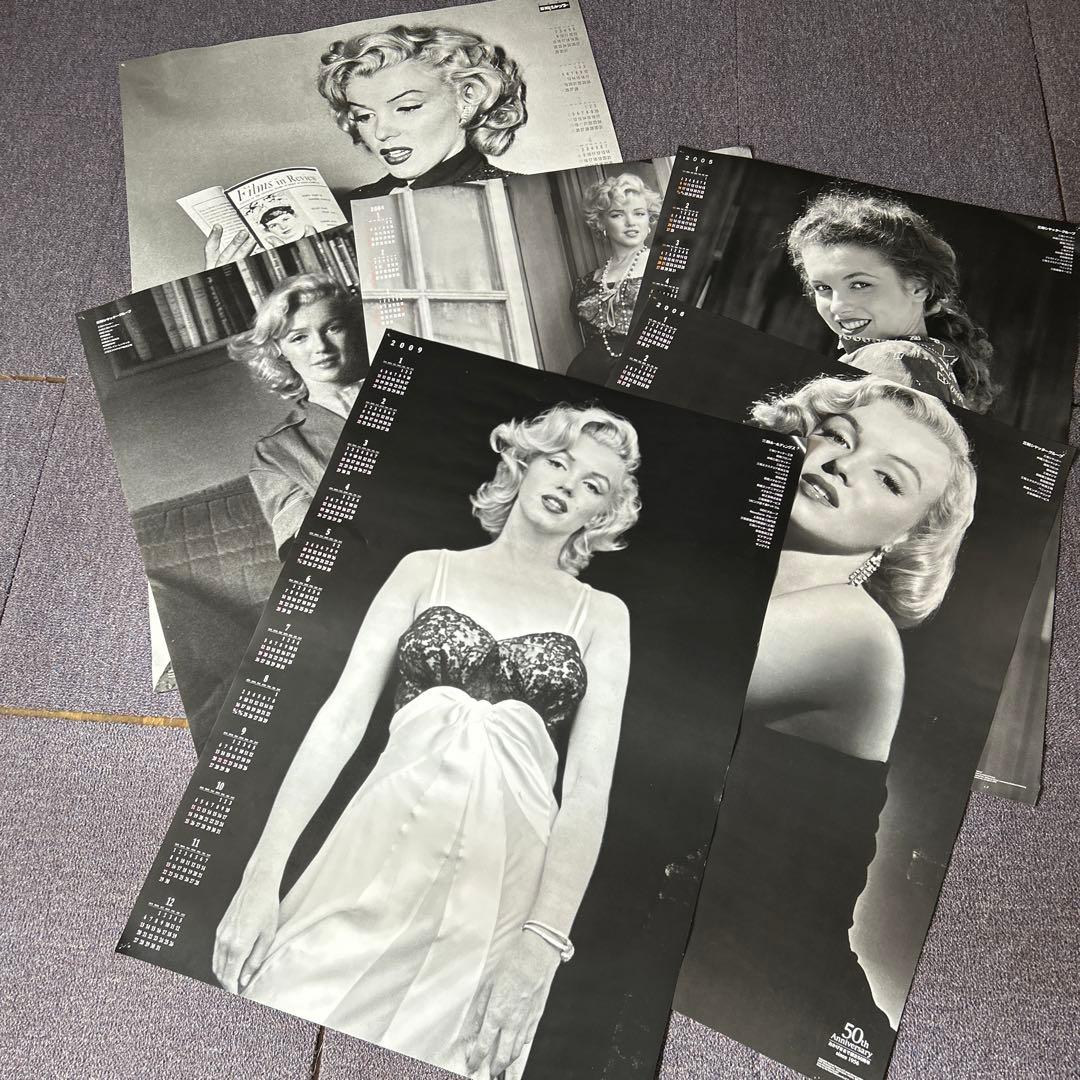 （レア 非売品）マリリン・モンロー ポスターカレンダー 6枚