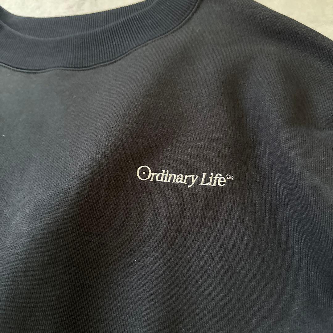 シンヤコズカ Ordinary Life 2024AWブラック トレーナー