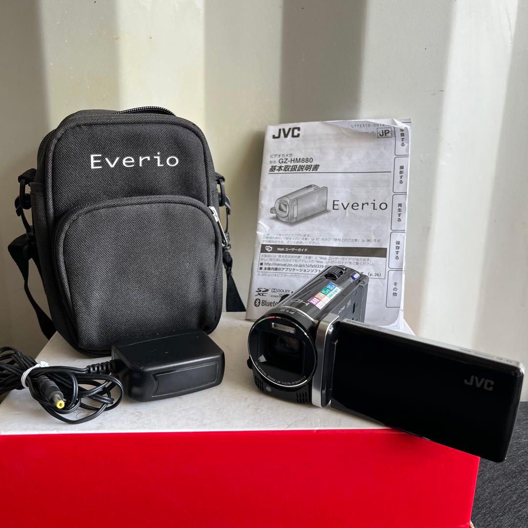 A47美品✨　JVC Everio GZ-HM880 ハンディカメラ　撮影✨
