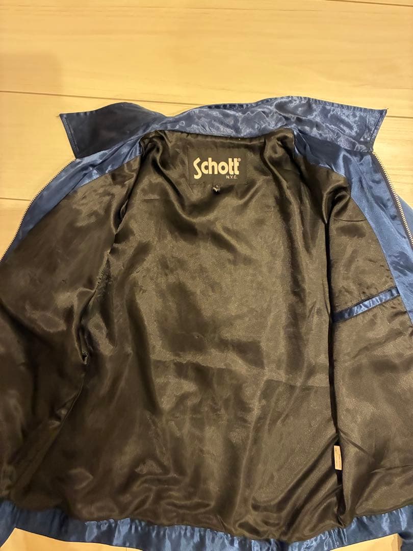 Schott スカジャン ネイビー