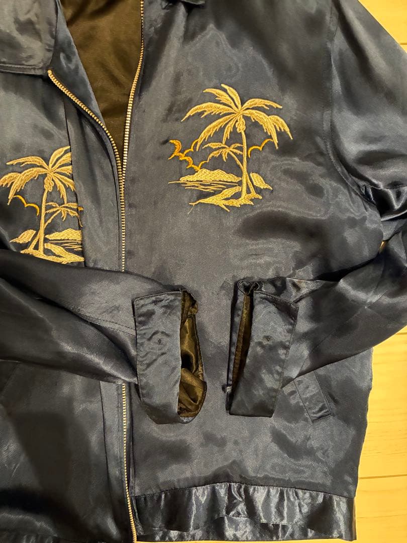 Schott スカジャン ネイビー