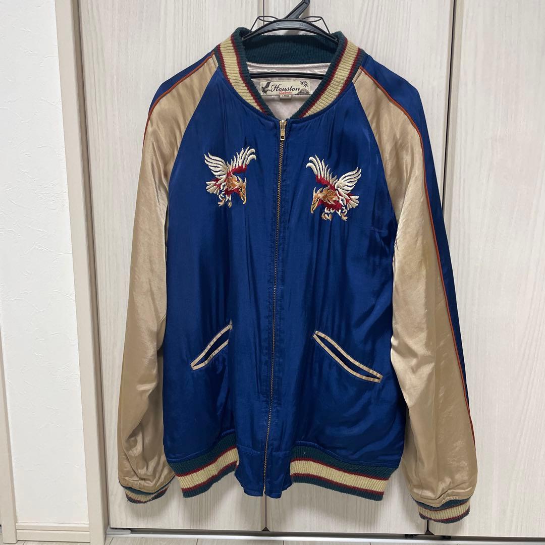 ヒューストン　スカジャン　鷹　サイズL