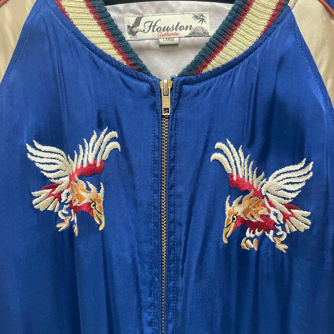 ヒューストン　スカジャン　鷹　サイズL