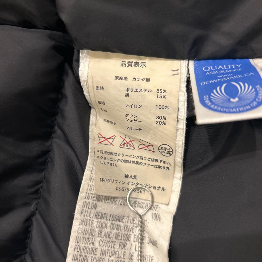 カナダグース ブロンテパーカーダウンジャケット レディース