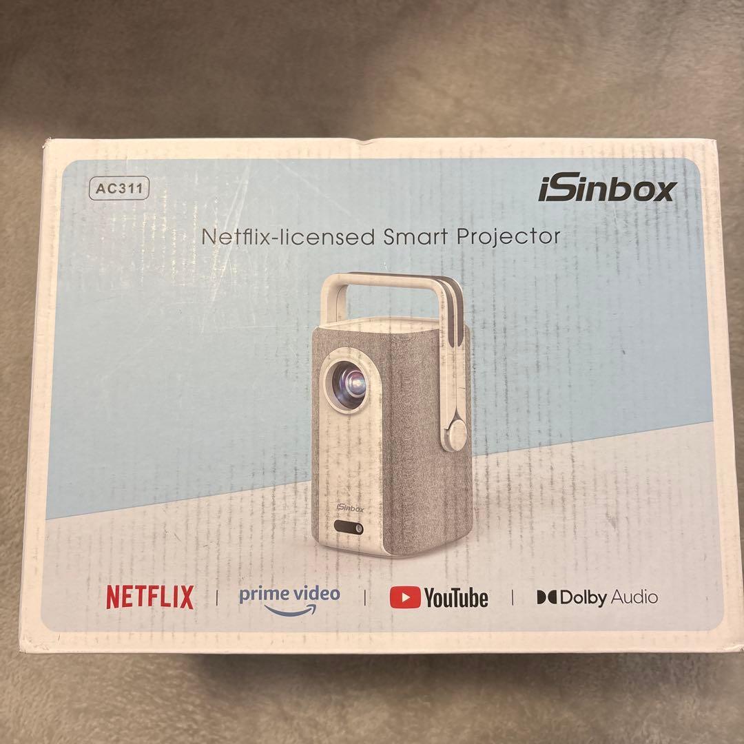 ✨プロジェクター 家庭用 小型 Netflix公式アプリ内蔵 4K対応