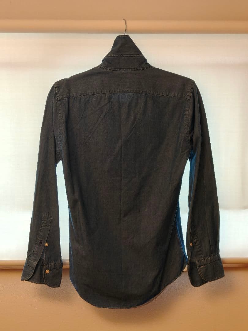 フィナモレ シャンブレーシャツ　サイズ36 XS-S相当