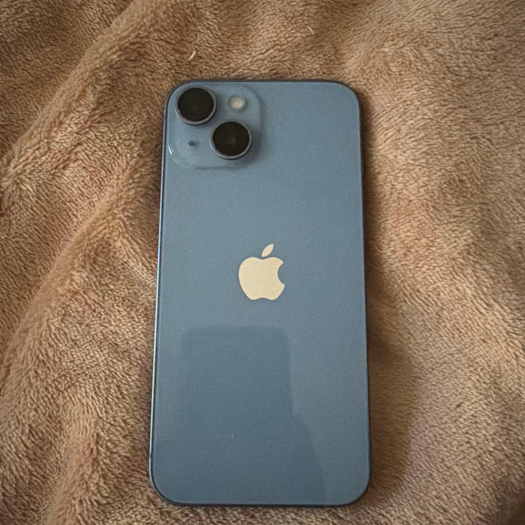 iPhone14 128 docomo SIMフリー　残債なし水色