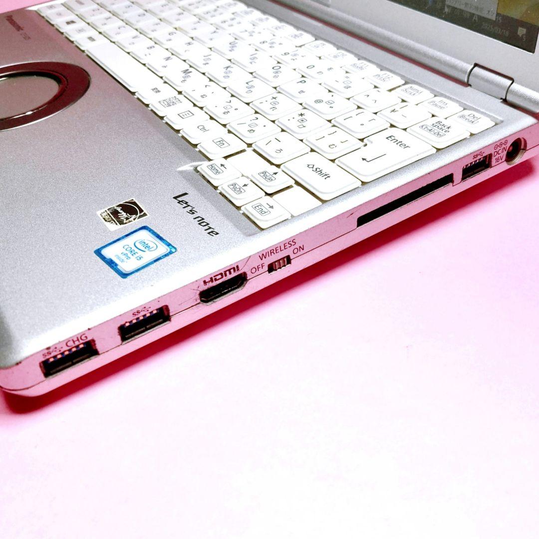 3/31まで✨軽量‎❣️8GB✨i5✨SSD256✨カメラ付レッツノートパソコン