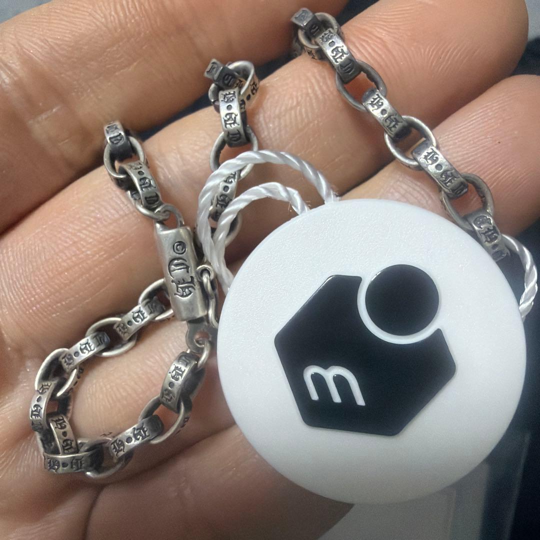 クロムハーツCHスモールクロスベイルwithベイル　ペーパーチェーン　50センチ