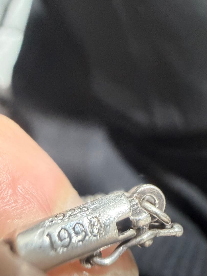 クロムハーツCHスモールクロスベイルwithベイル　ペーパーチェーン　50センチ