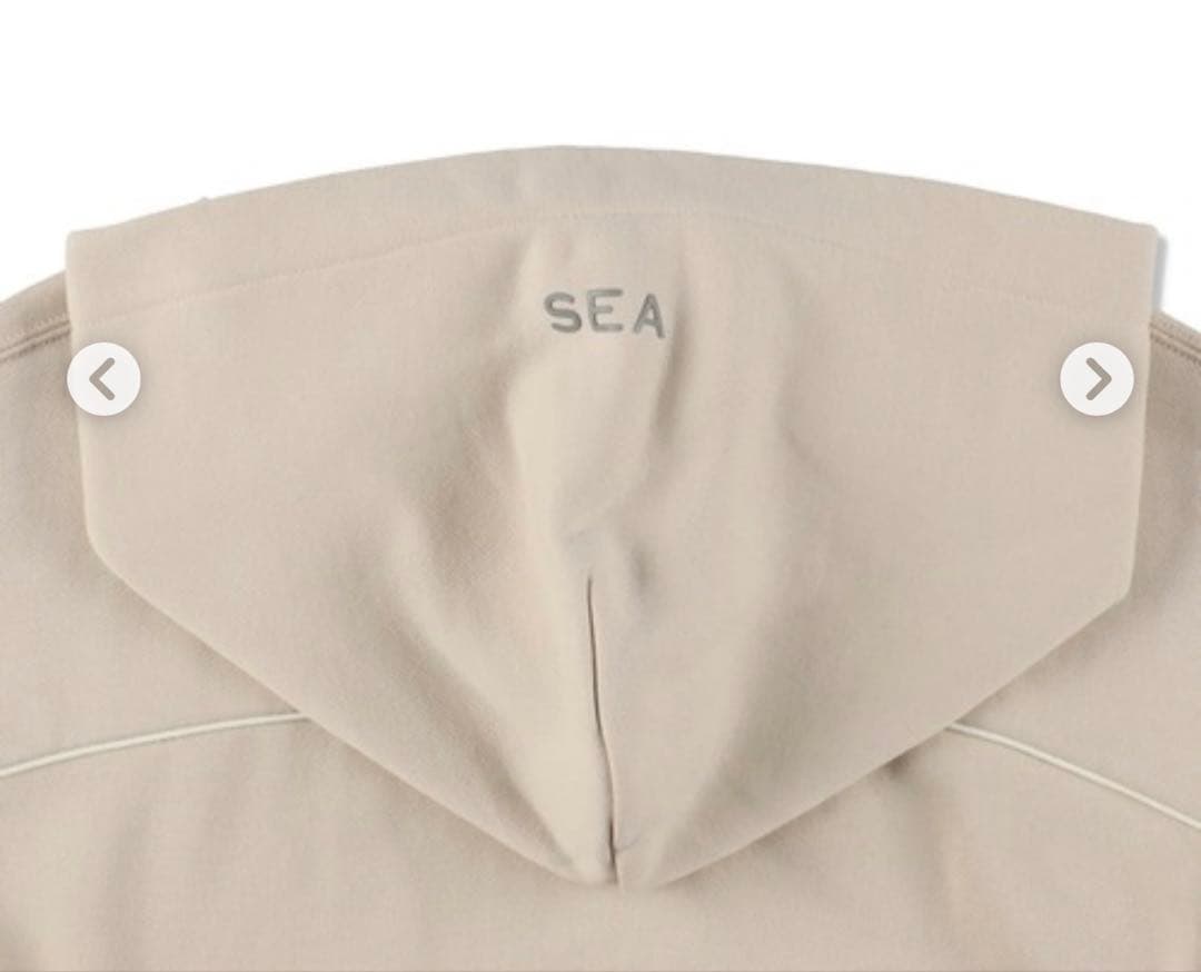 LYFT×WDS パイピングパーカー ベージュ オーバーサイズL リフト