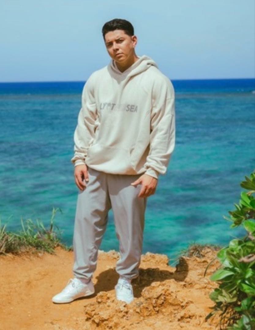 LYFT×WDS パイピングパーカー ベージュ オーバーサイズL リフト