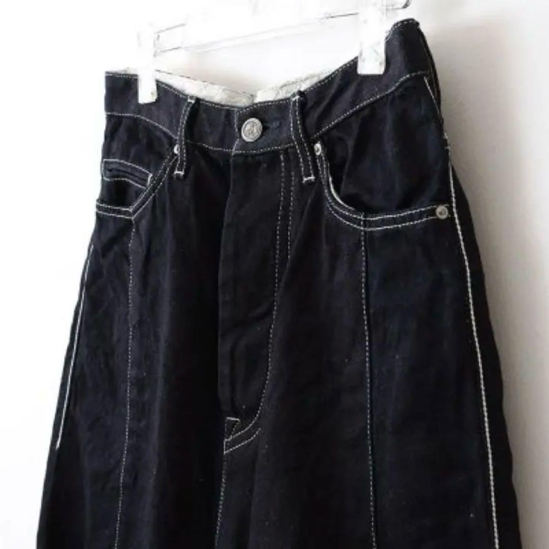 mina perhonen ミナペルホネン always テーパードデニム 34