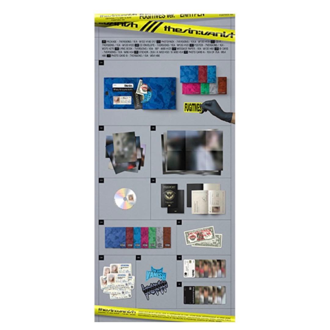 ENHYPENTHE SIN: VANISH FUGITIVES Ver.セット