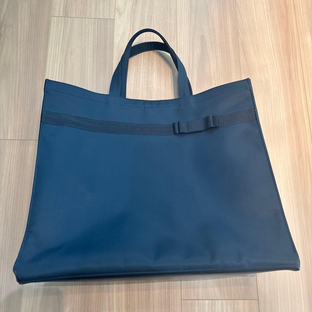 familiar お受験バック ネイビー トートバッグ 大容量 マ