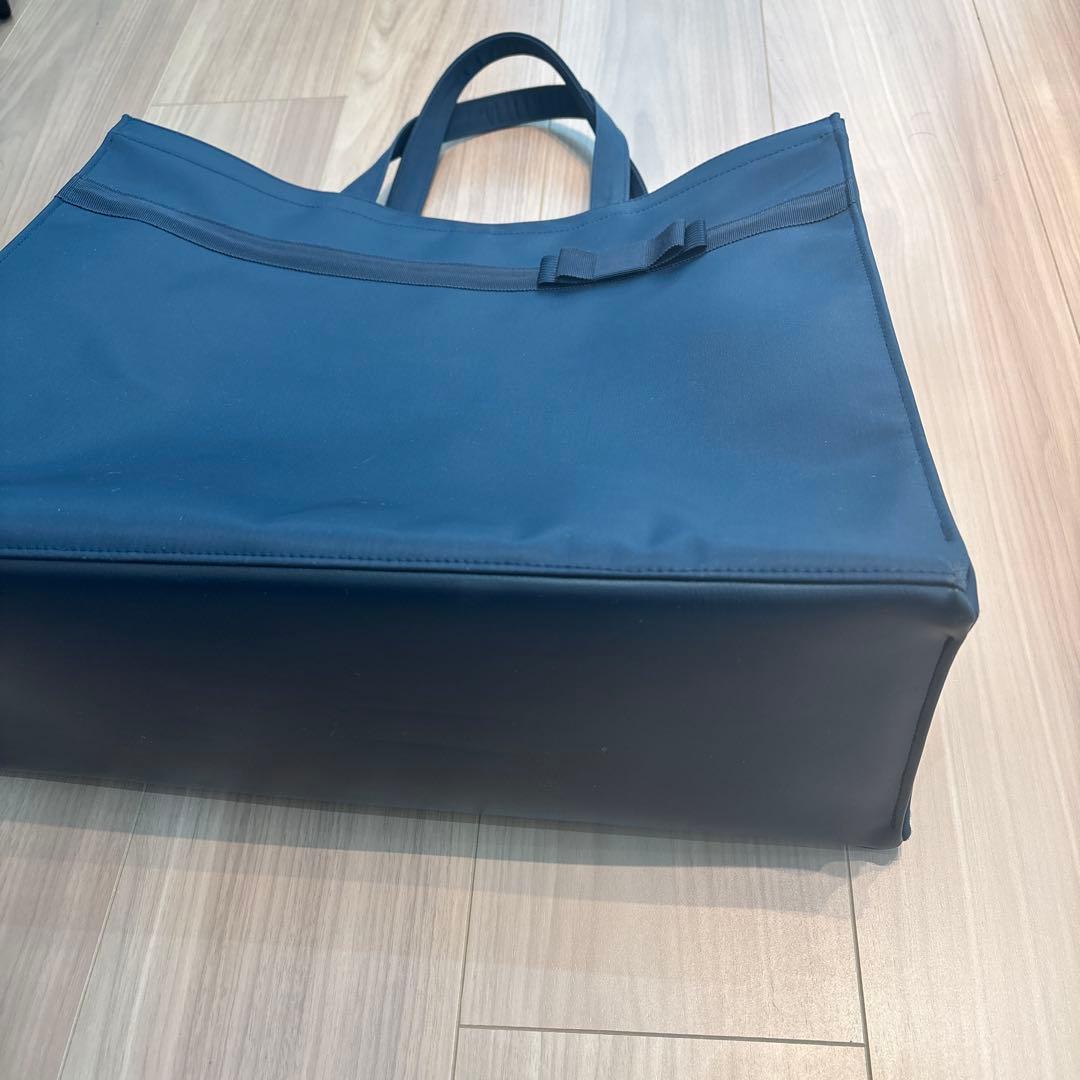 familiar お受験バック ネイビー トートバッグ 大容量 マ