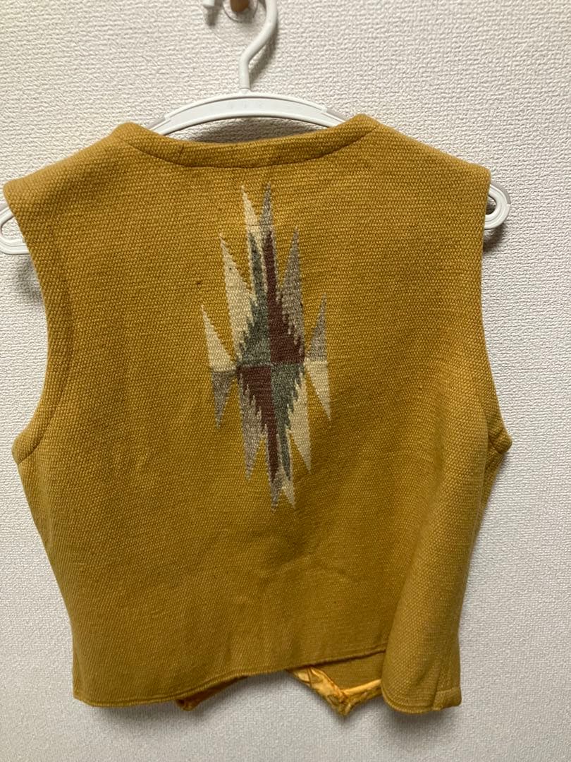 ORTEGA'S チマヨ 手織りウールベスト Mサイズ