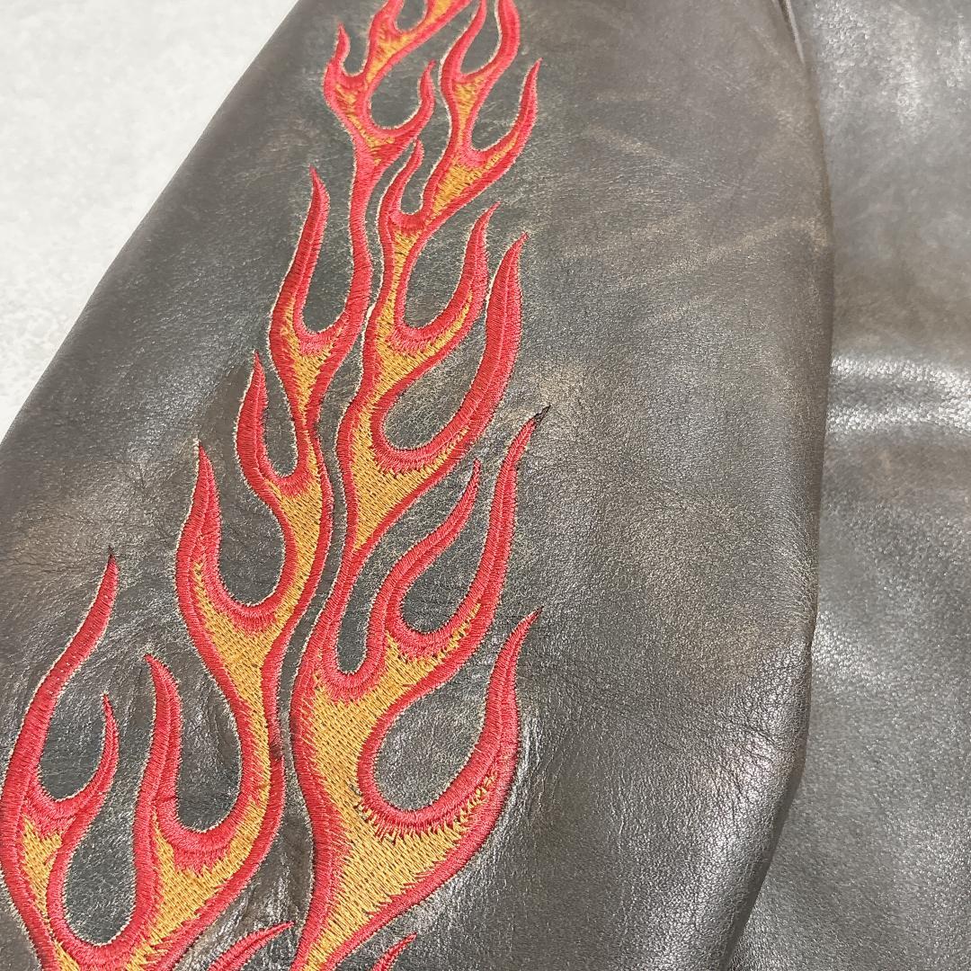 【Nabi】ハーレーダヴィットソン シングルライダース ジャケット M