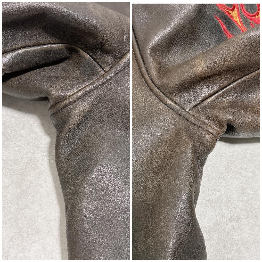 【Nabi】ハーレーダヴィットソン シングルライダース ジャケット M