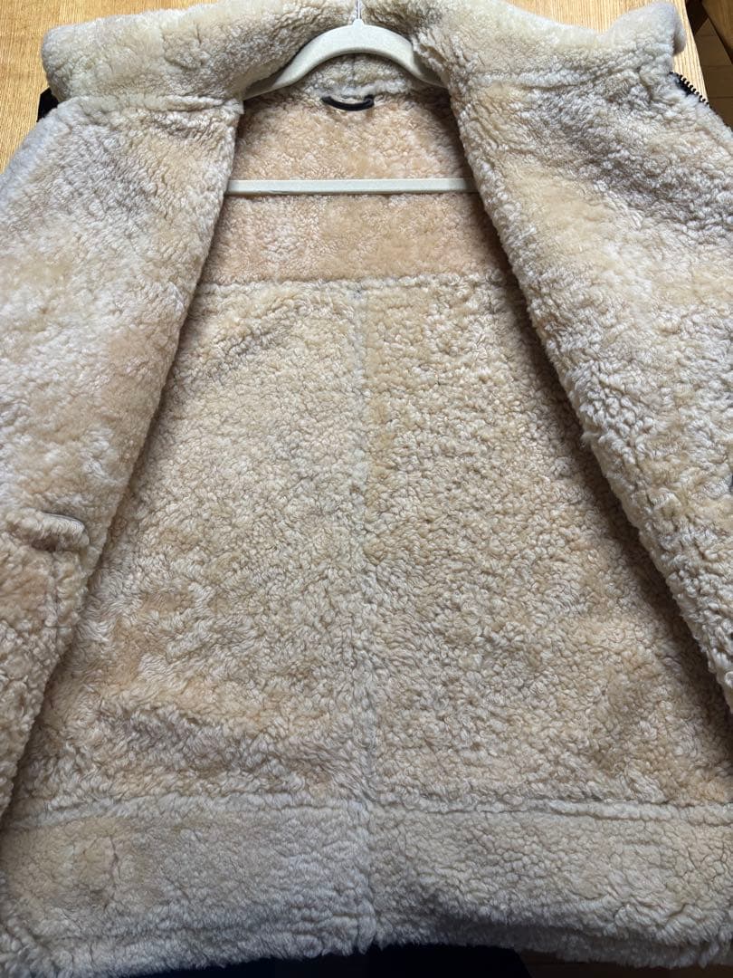 (早い者勝ち）本革ムートンジャケット フライトジャケット B-3タイプ ブラウン