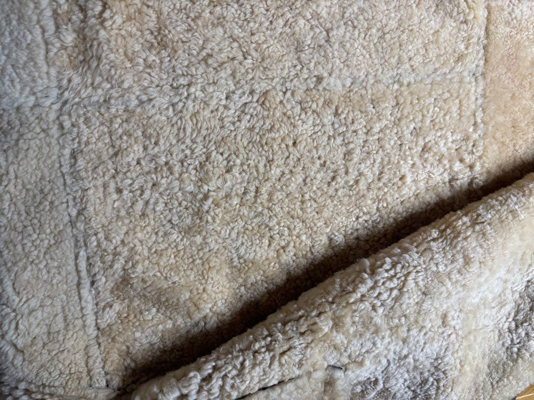 (早い者勝ち）本革ムートンジャケット フライトジャケット B-3タイプ ブラウン