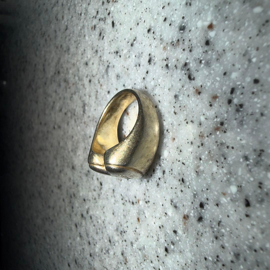 AMBUSH Heart Ring (ハート型ゴールドリング)