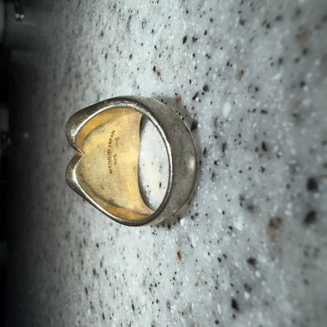 AMBUSH Heart Ring (ハート型ゴールドリング)