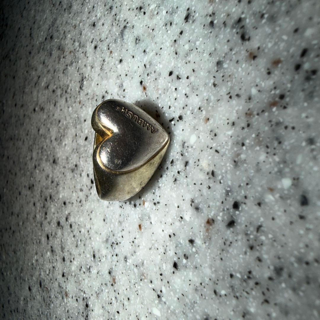AMBUSH Heart Ring (ハート型ゴールドリング)