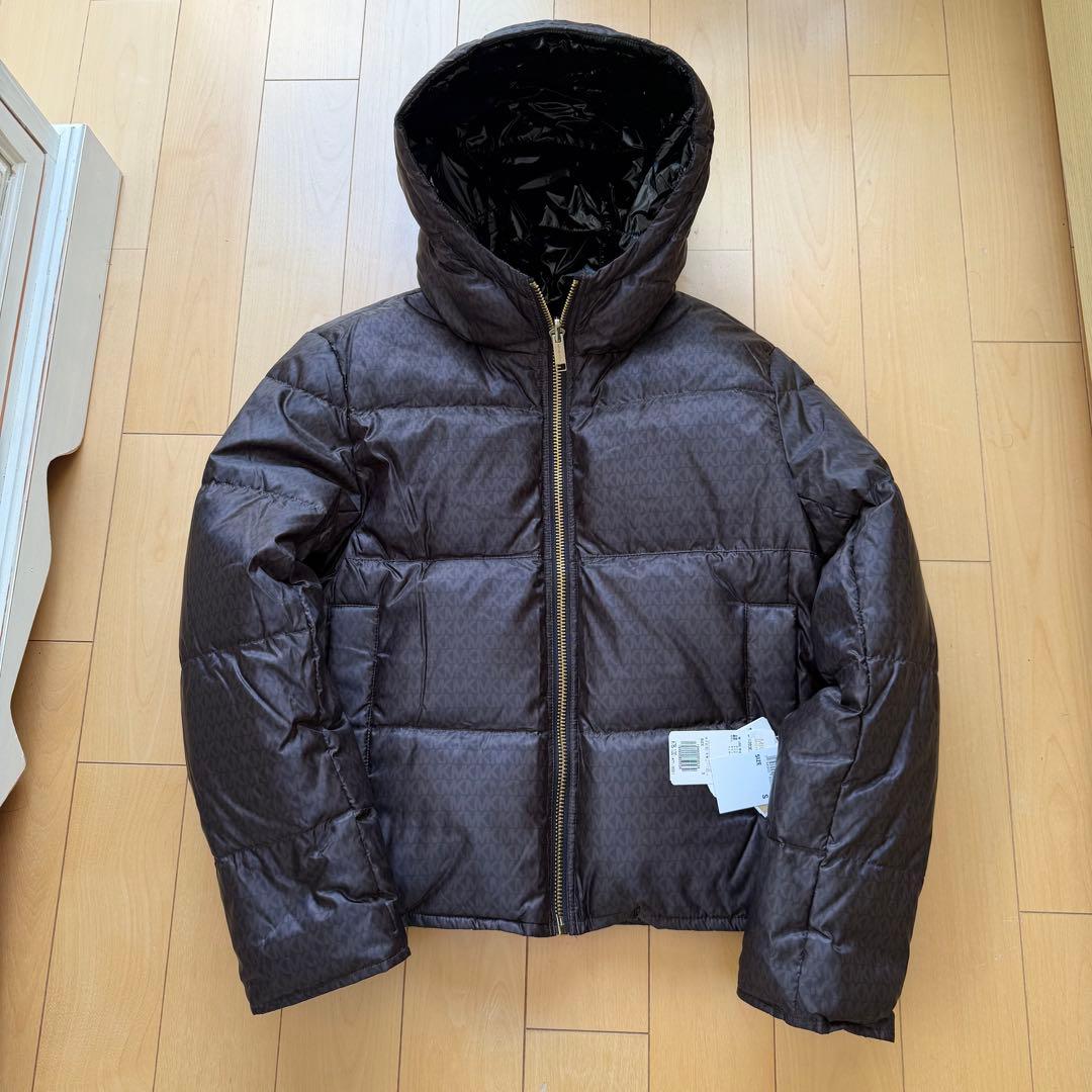 MICHAEL KORS ダウンジャケット ブラウン　ブラック　リバーシブル