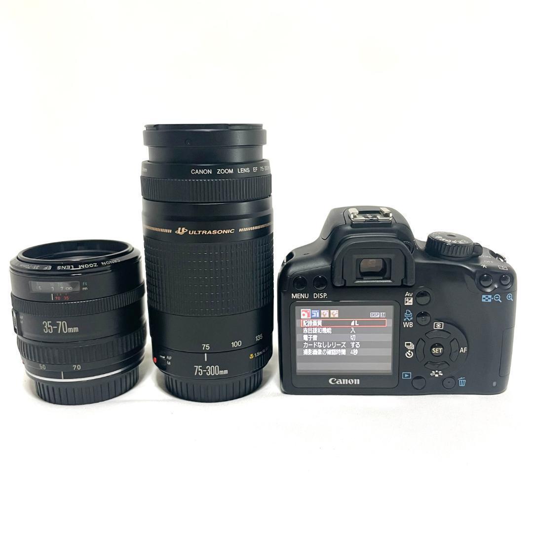 ⭐️初心者向け❣️⭐️Canon EOS Kiss F⭐️ダブルレンズセット⭐️