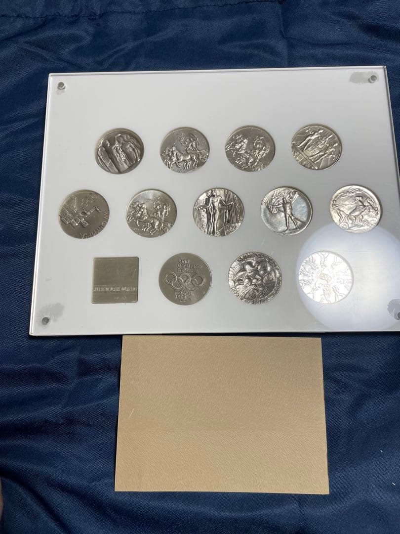 オリンピック参加記念純銀メダル　13枚セット